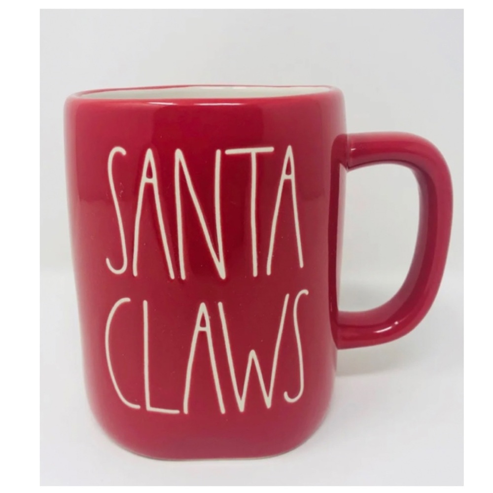 NEW Rae Dunn “SANTA CLAWS" Red Christmas Holiday Mug